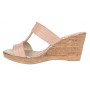 Papuci dama din piele naturala cu platforme de 7cm Nude PAP300NUD